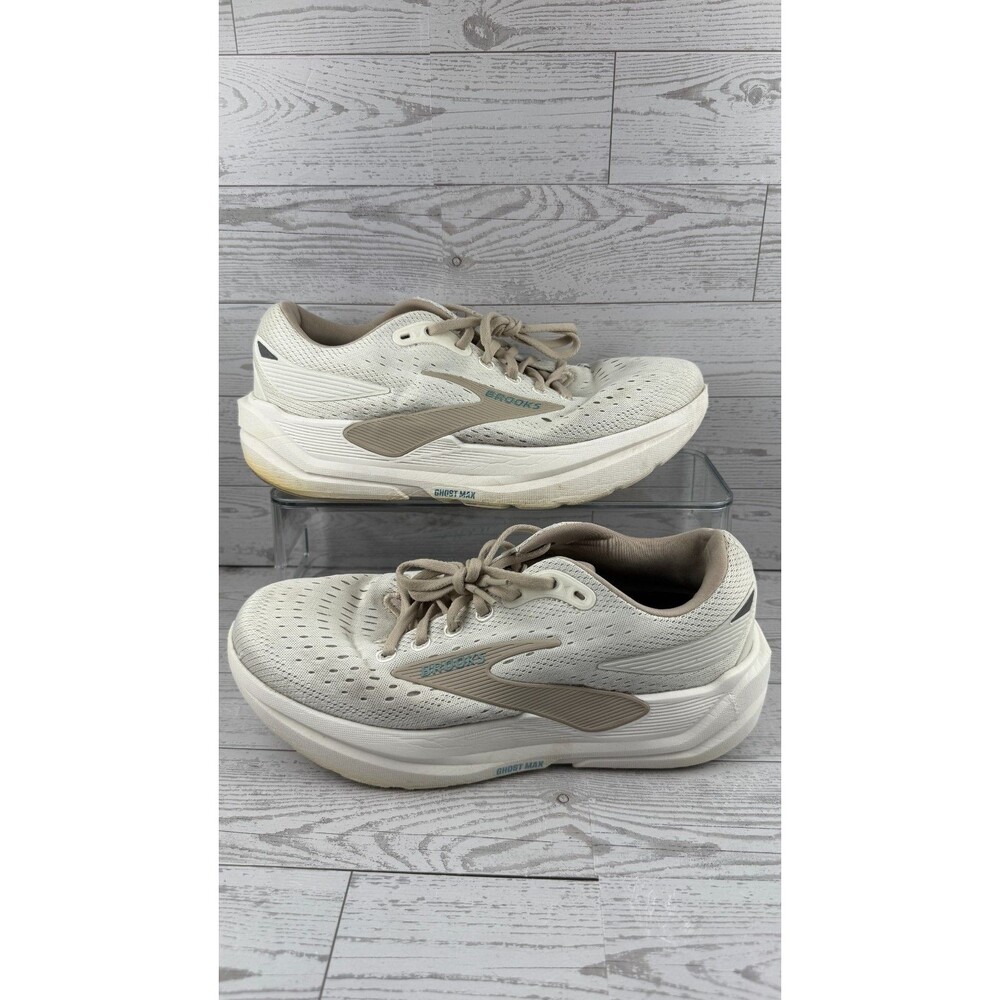 Brooks Ghost Max 3 1204571B181 White 10B Womens Sneakers Running Shoes #887